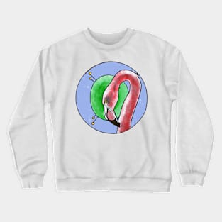 Flamingo- Circle edit Crewneck Sweatshirt